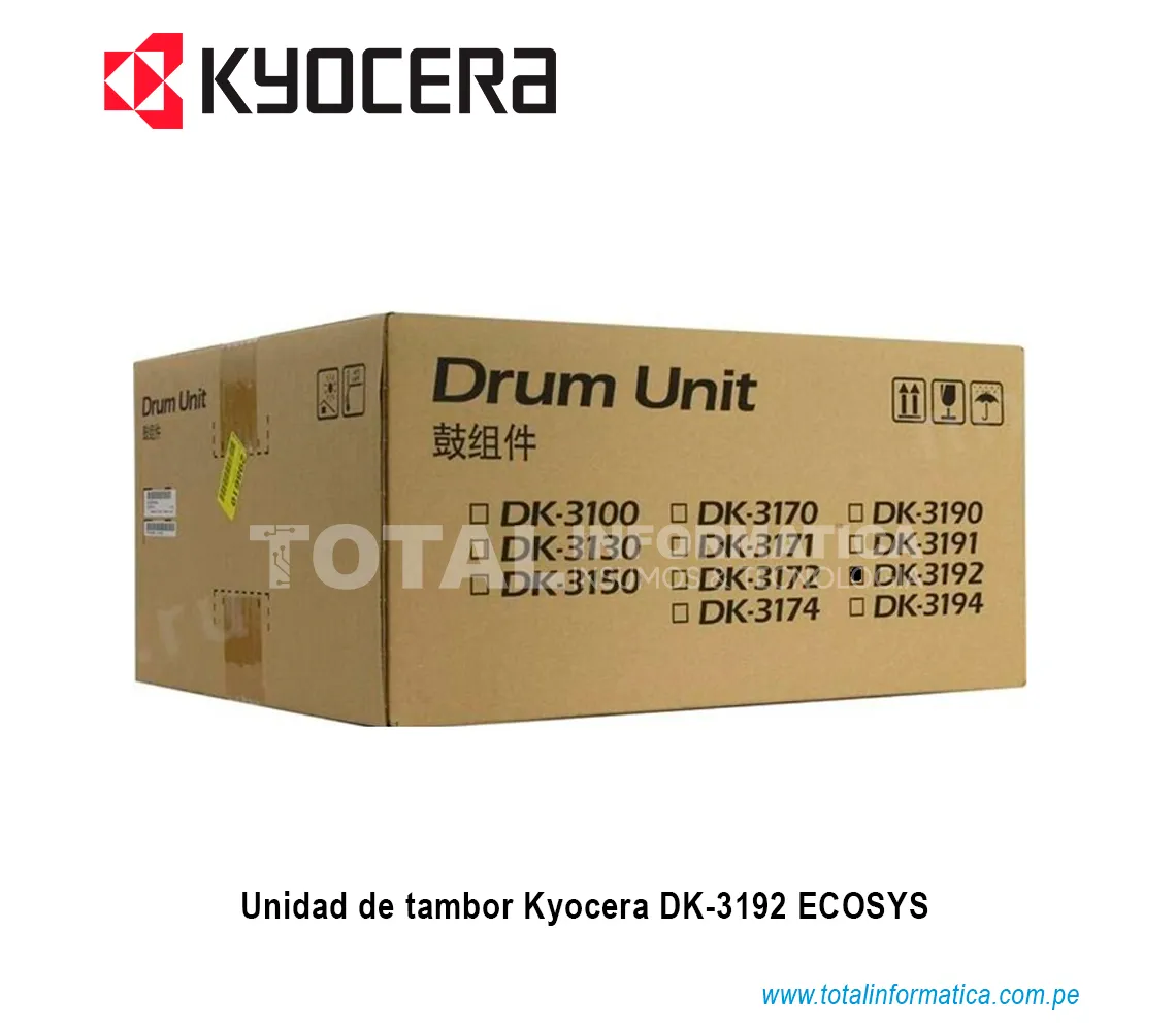 TAMBOR DE IMAGEN KYOCERA DK-3192 302T693031, ECOSYS P3045, P3060 - imagen 1