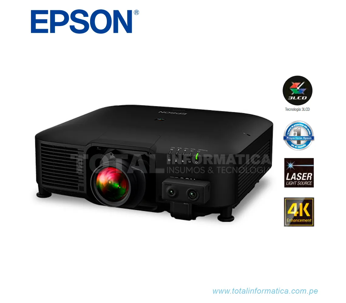 PROYECTOR EPSON LÁSER EB PU2010B, 10000 LUMENES WUXGA - imagen 2