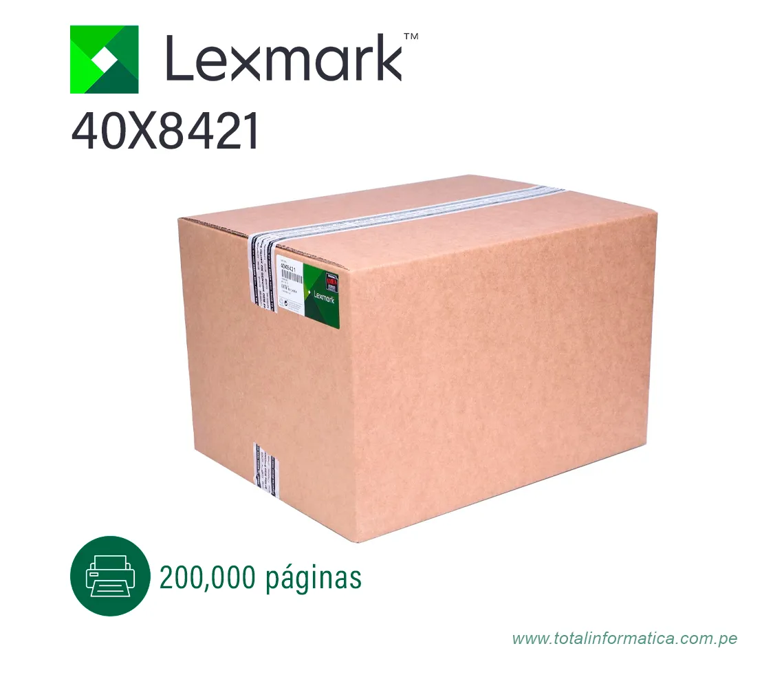 KIT DE MANTENIMIENTO LEXMARK 40X8421  200,000PG - imagen 2