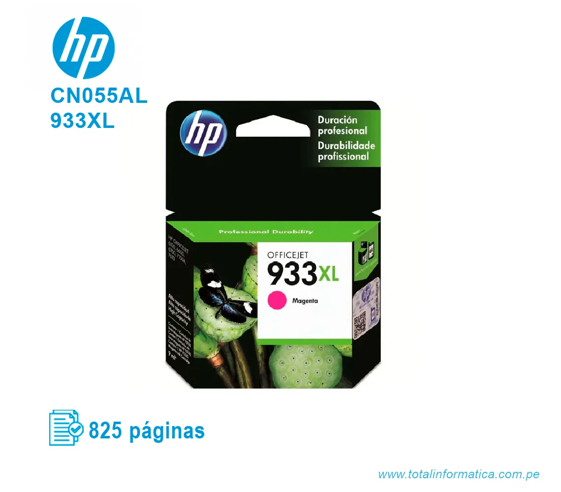 TINTA HP 933XL MAGENTA ( CN055AL ) OFFICEJET 6700, 825 PAG - imagen 1