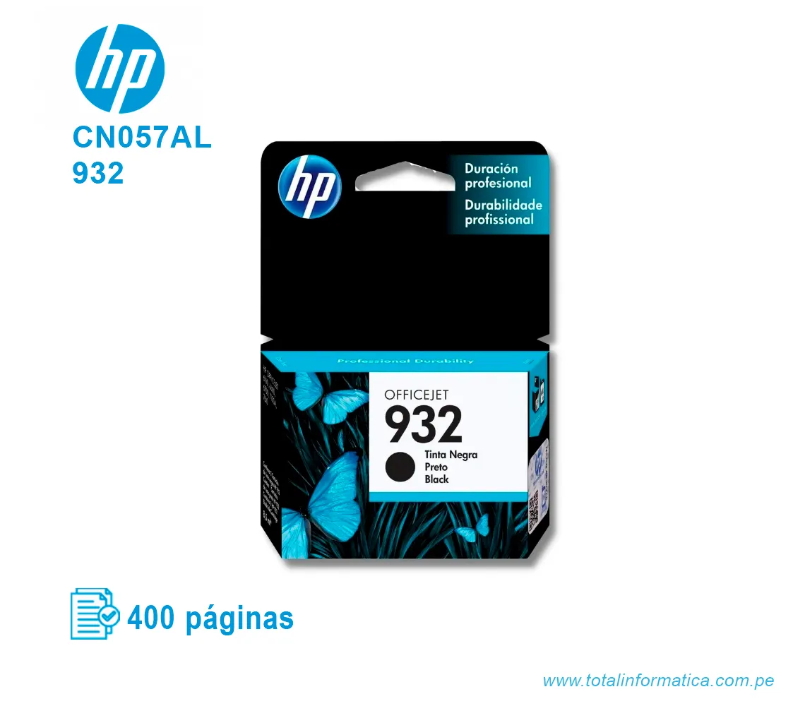 TINTA HP 932 BLACK ( CN057AL ) OFFICEJET 6700, 400 PAG - imagen 1