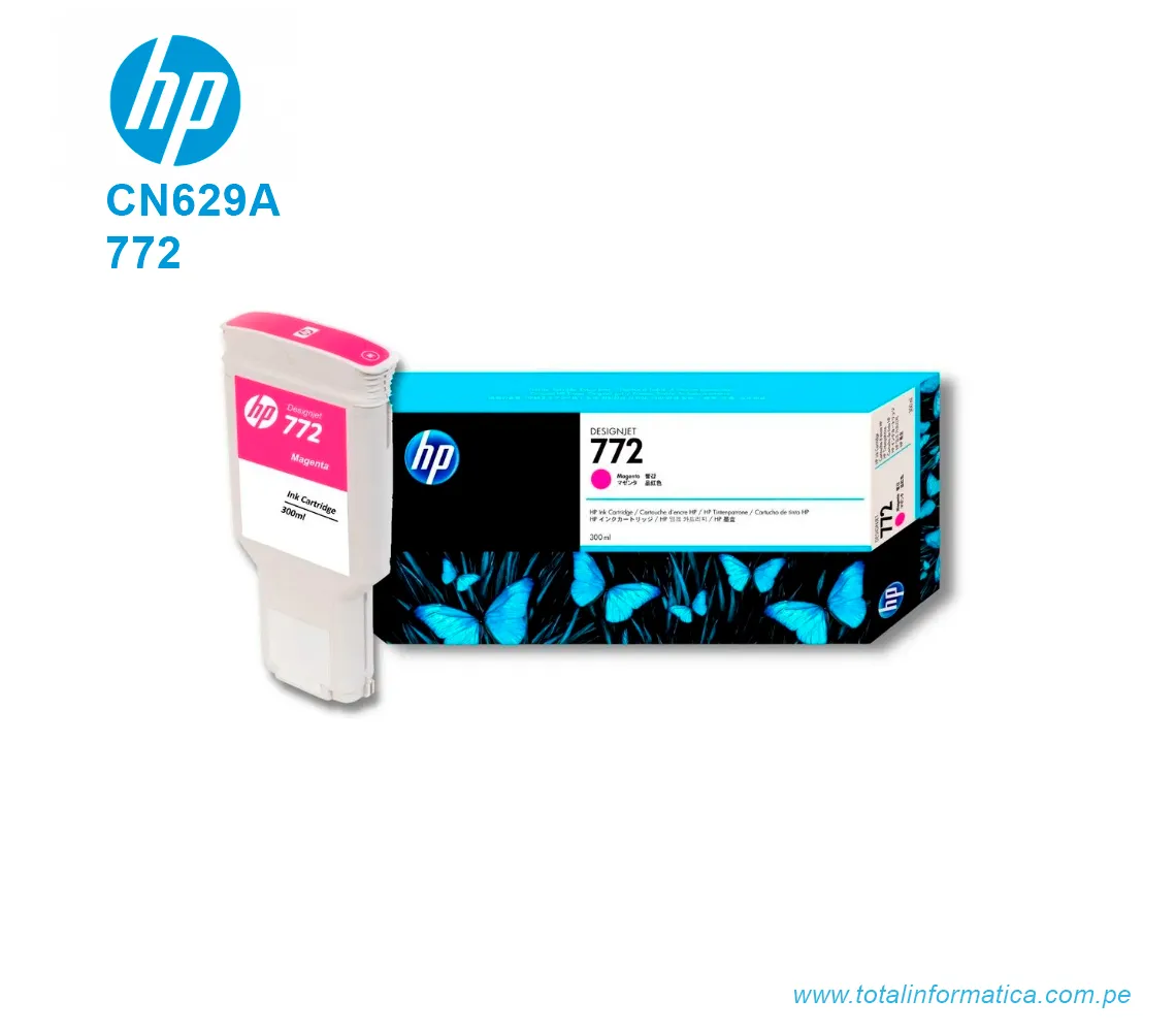 TINTA HP 772 300ML MAGENTA ( CN629A ) DESIGNJET Z5200 - imagen 2