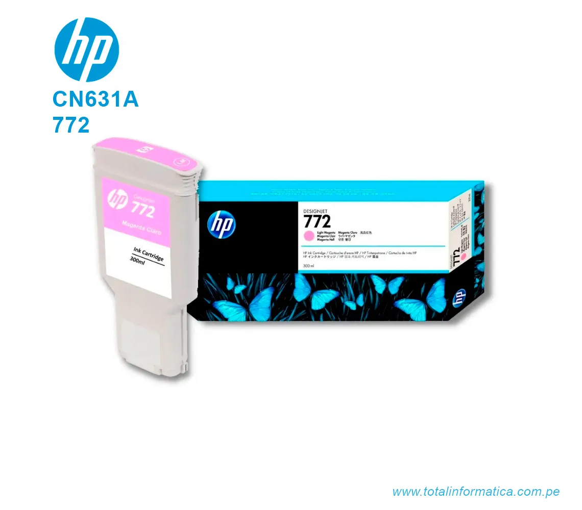 TINTA HP 772 300ML LT MAGENTA ( CN631A ) DESIGNJET Z5200 - imagen 2