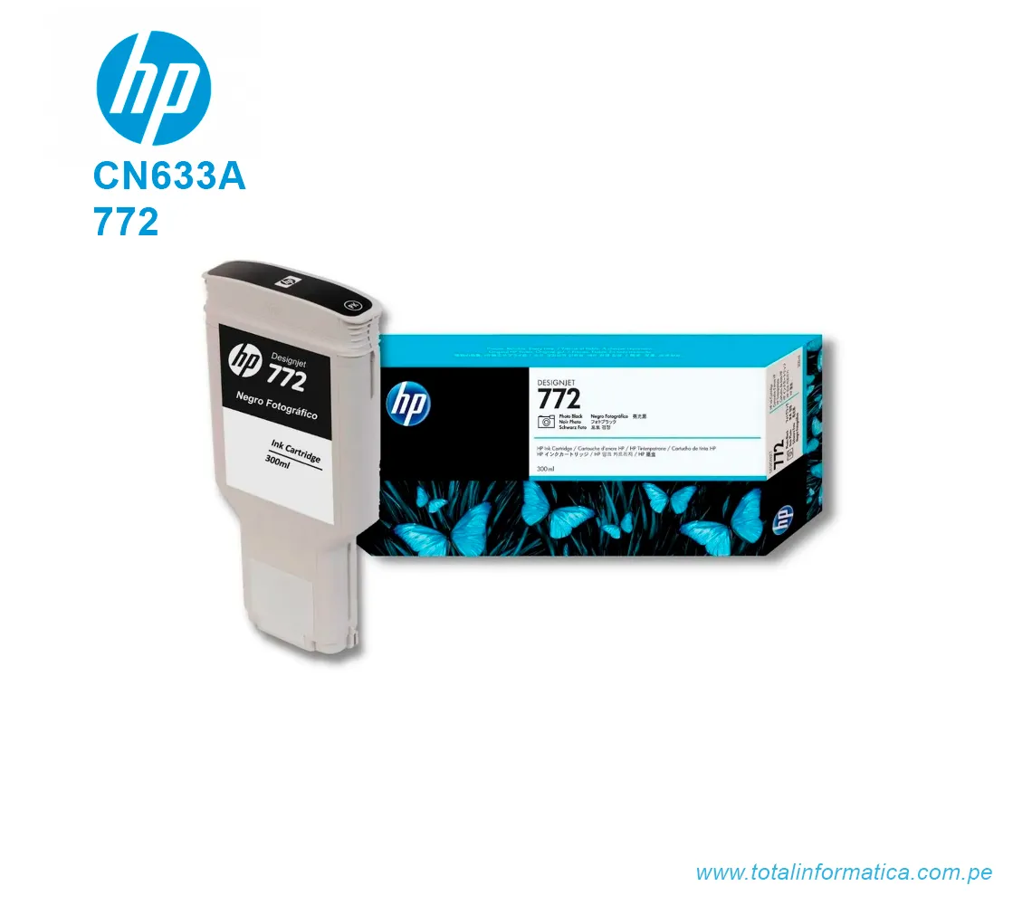 TINTA HP 772 300ML PHOTO BLACK ( CN633A ) DESIGNJET Z5200 - imagen 2