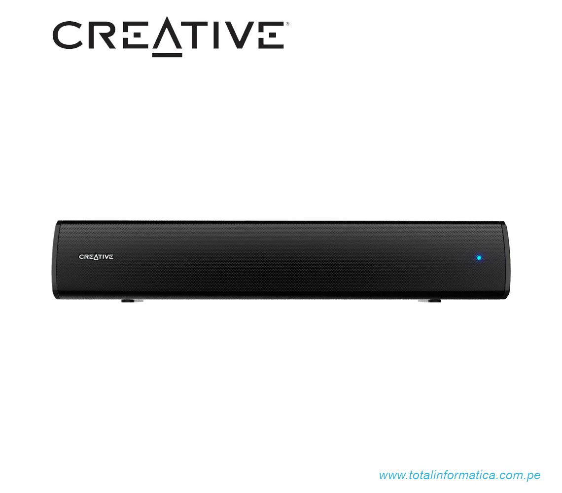PARLANTE CREATIVE SOUND BAR STAGE AIR, 10W/20W, BLUETOOTH/USB/3.5MM, BLACK(51MF8395AA000) - imagen 2