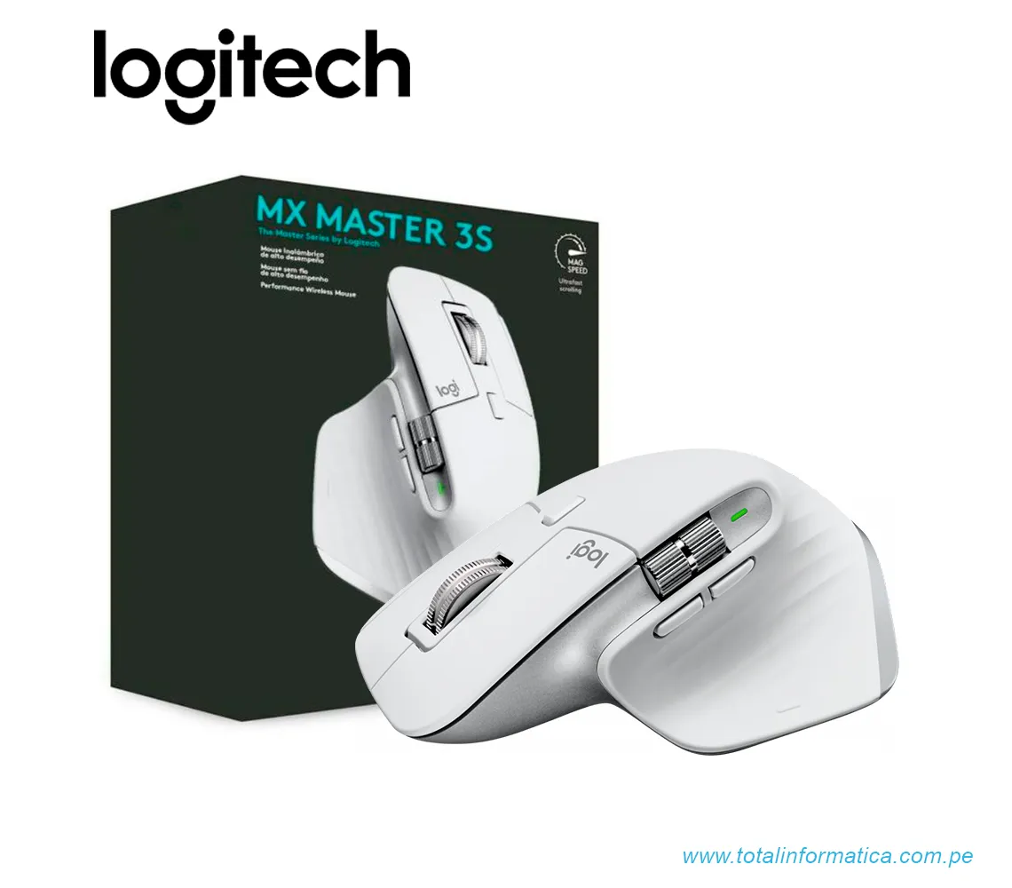MOUSE LOGITECH MX MASTER 3S, INALAMBRICO/BLUETOOTH, 8K DPI, USB-C, GRAPHITE(910-006562) - imagen 3