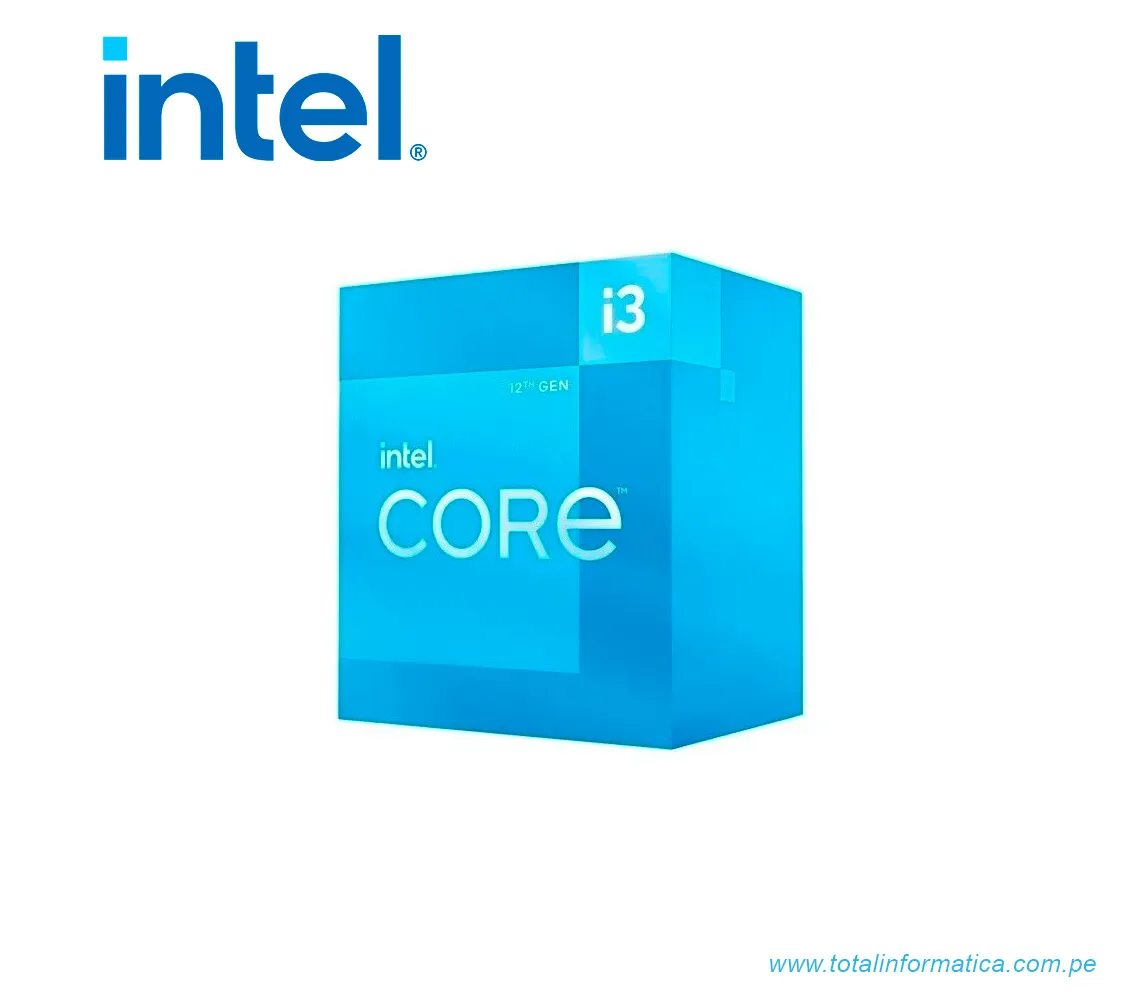 PROCESADOR INTEL CORE I3-12100, LGA1700,3.3GHz-4.3GHz,12MB, 7NM - imagen 2