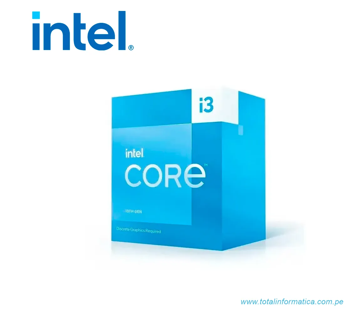 PROCESADOR INTEL CORE I3-13100F, 3.40/4.50GHZ, 12MB, LGA1700, 58W - imagen 1