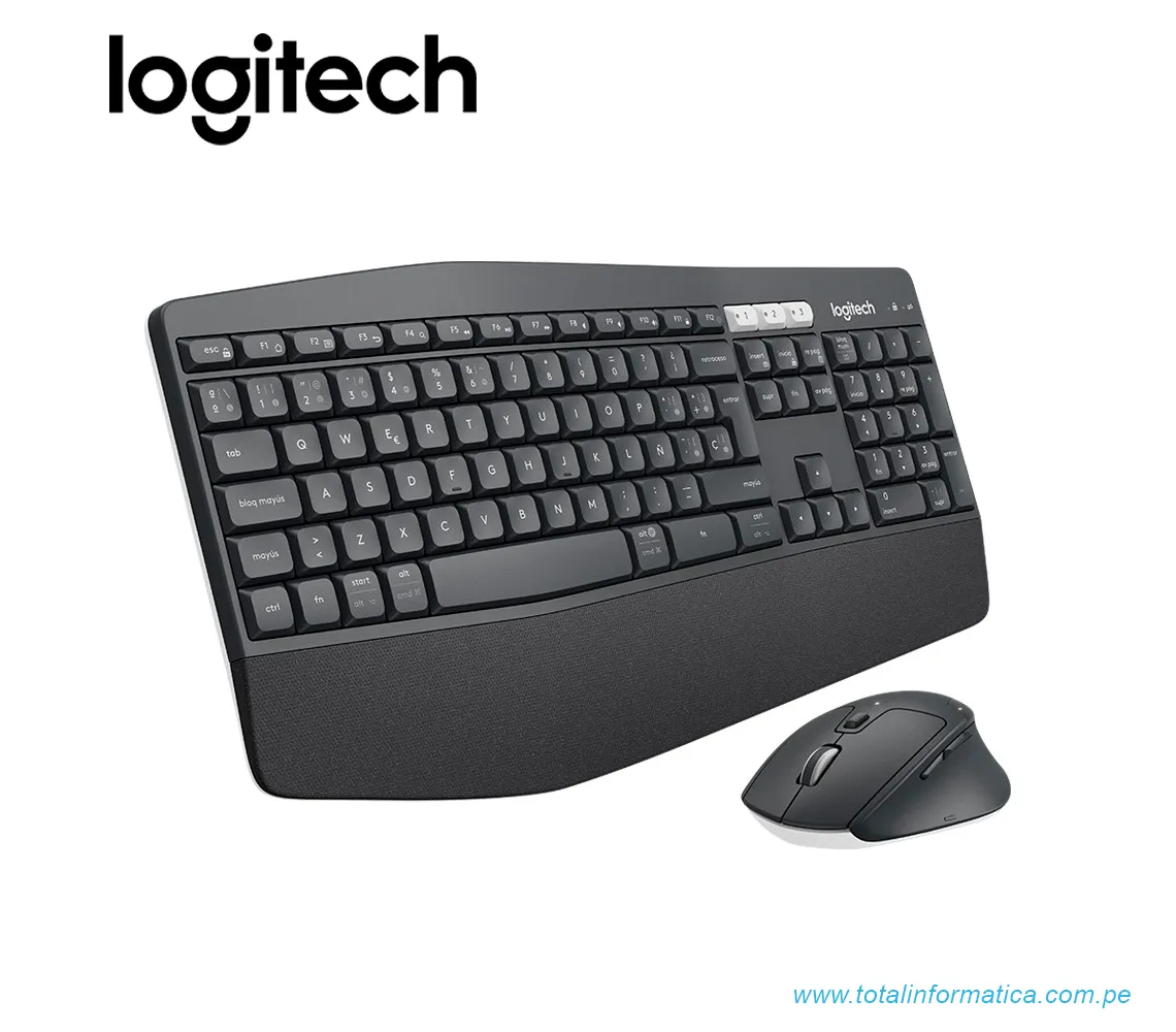 TECLADO + MOUSE LOGITECH MK850, INALAMBRICO, USB, COLOR NEGRO(920-008659) - imagen 1