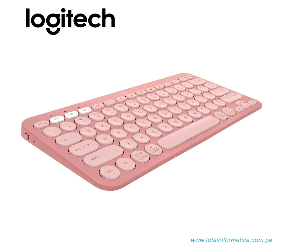 TECLADO LOGITECH PEBBLE 2 K380S, BLUETOOTH/INALAMBRICO, ROSA(920-011785) - imagen 2