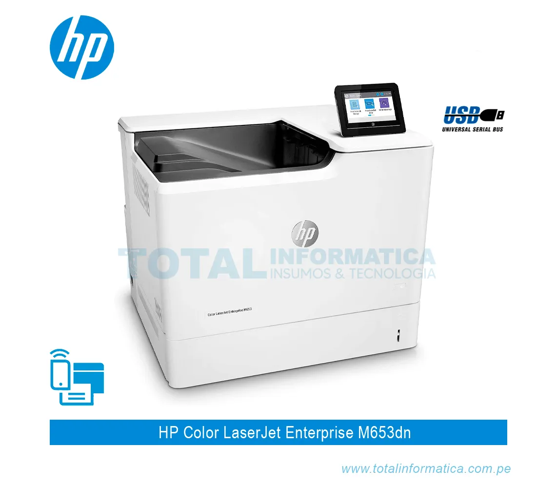 IMPRESORA HP COLOR LASERJET ENTERPRISE M653DN, J8A04A, 60 PPM - imagen 2