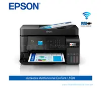 Impresora Multifuncional EPSON Ecotank L5590 Fax USB LAN Wifi EPSON