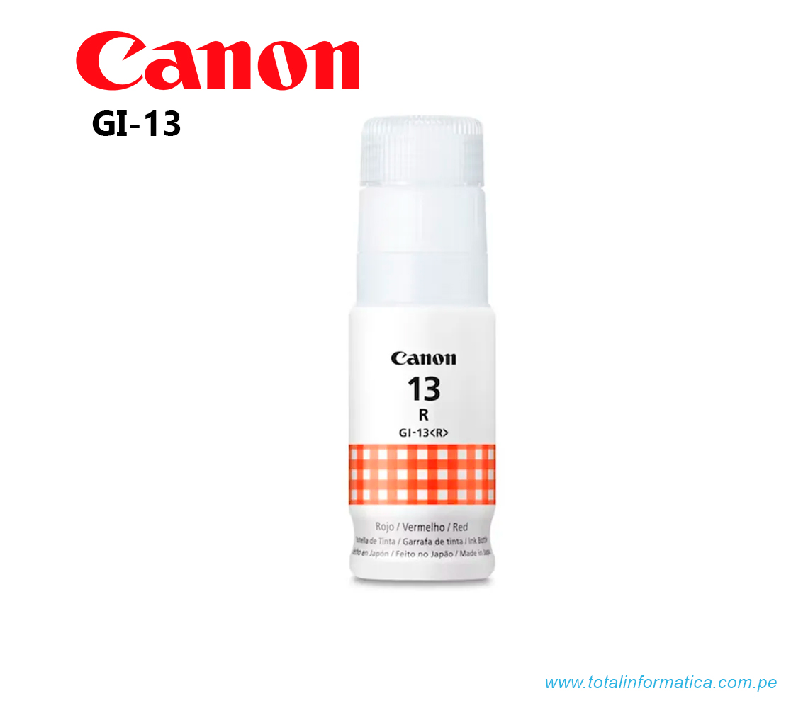 Tinta Impresora Canon GI-190M, Rojo, ORIGINAL