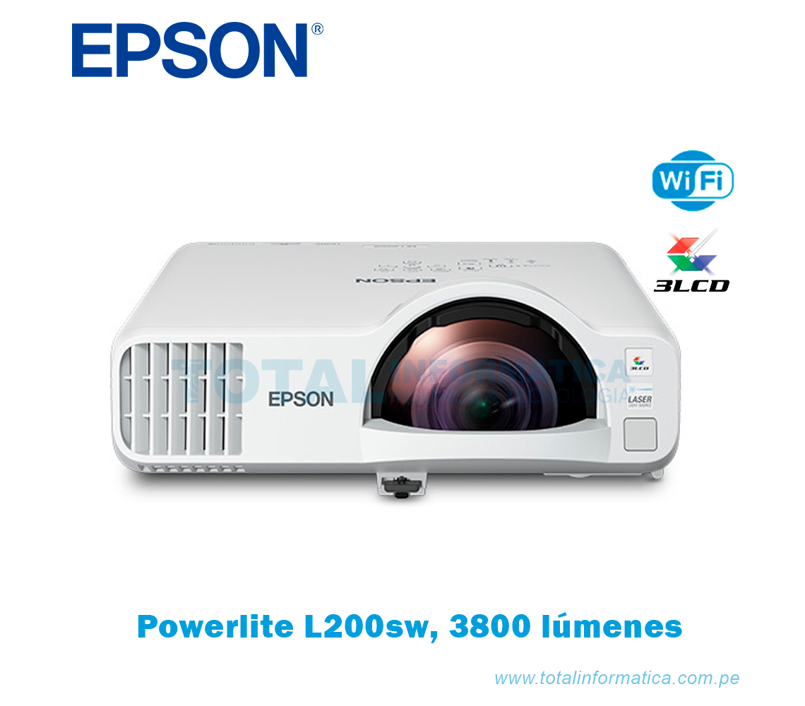 Epson Proyector Powerlite 119W 3Lcd (4.000 Lúmenes, Wxga, Dual Hdmi+Vga,  Usb/Lan –