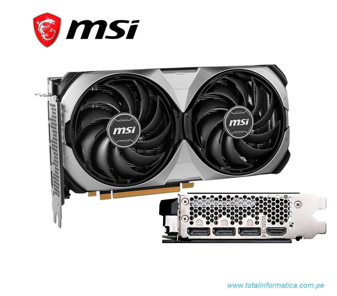 TARJETA GRAFICA MSI RTX 4070 SUPER 12G VENTUS 2X OC, 12GB GDDR6X
