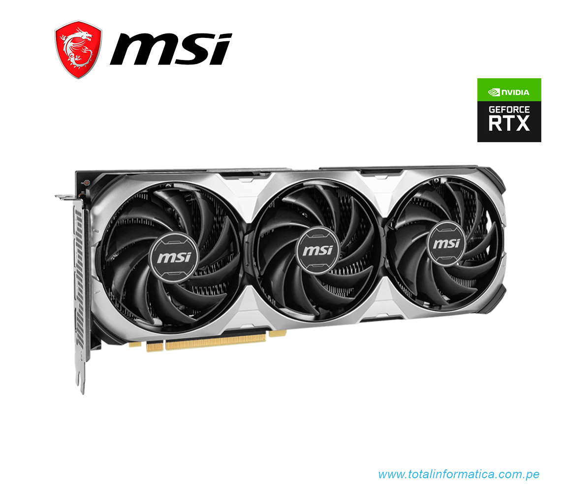 TARJETA GRAFICA MSI RTX 4070 SUPER, 12GB GDDR6X, PCI-E 4.0, GEFORCE RTX(RTX 4070 SUPER 12G VENTUS 3XOC) - imagen 2