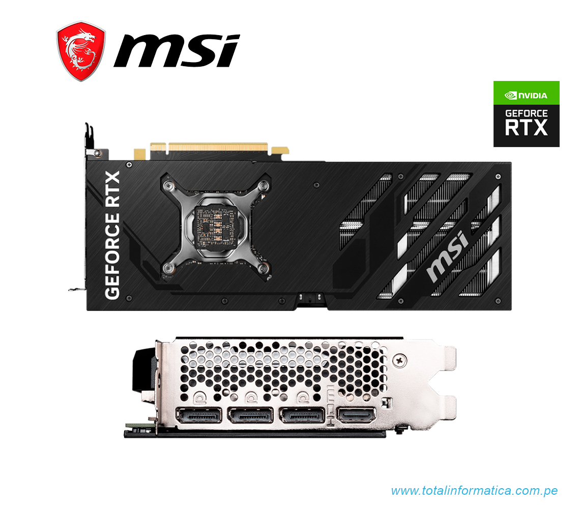 TARJETA GRAFICA MSI RTX 4070 SUPER, 12GB GDDR6X, PCI-E 4.0, GEFORCE RTX(RTX 4070 SUPER 12G VENTUS 3XOC) - imagen 3