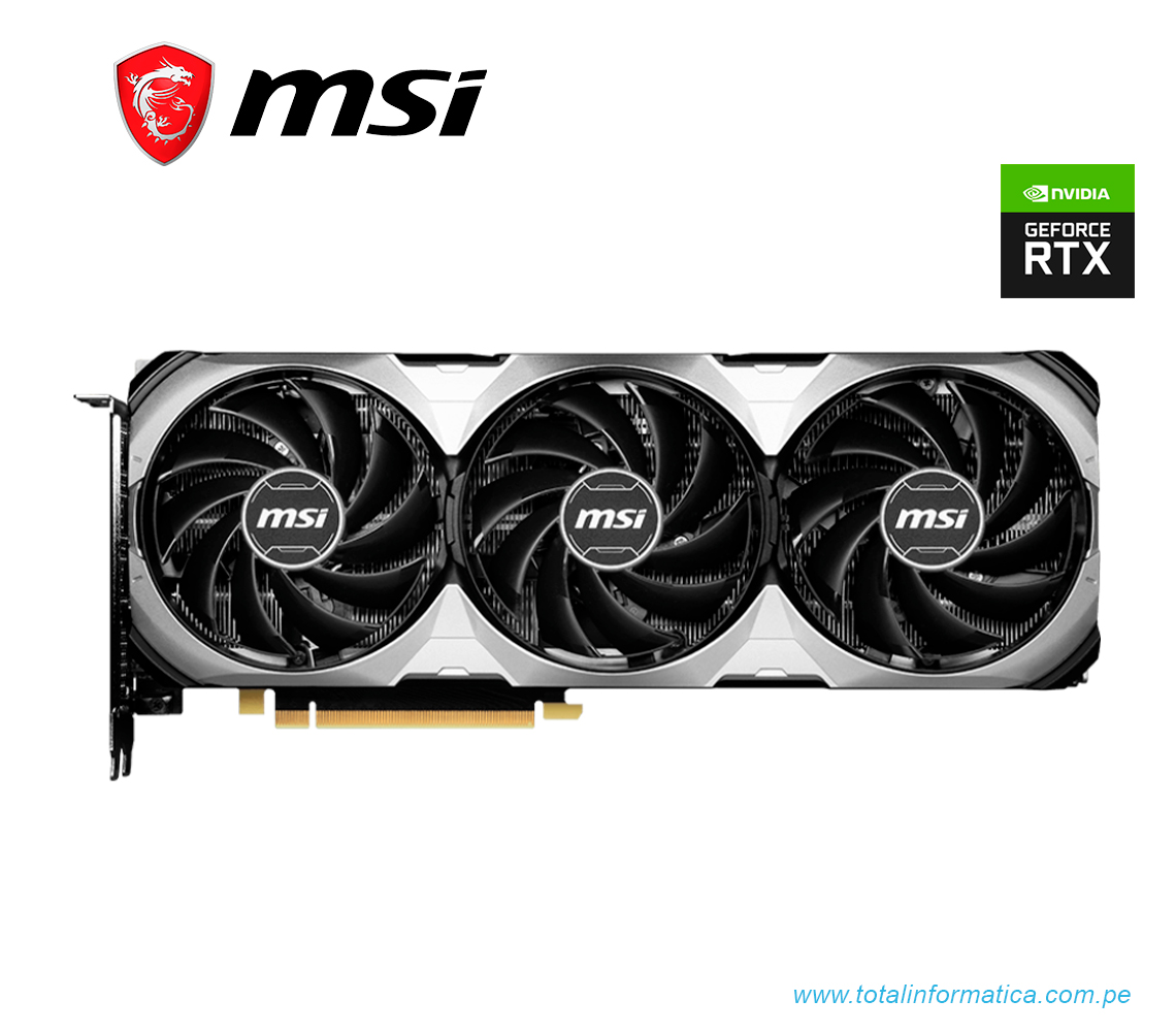 TARJETA GRAFICA MSI RTX 4070 SUPER, 12GB GDDR6X, PCI-E 4.0, GEFORCE RTX(RTX 4070 SUPER 12G VENTUS 3XOC) - imagen 1