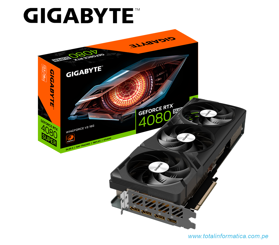TARJETA GRAFICA GIGABYTE RTX 4080 SUPER WINDFORCE V2 16G, 16GB GDDR6X, PCI-E 4.0(GV-N408SWF3V2-16GD) - imagen 4