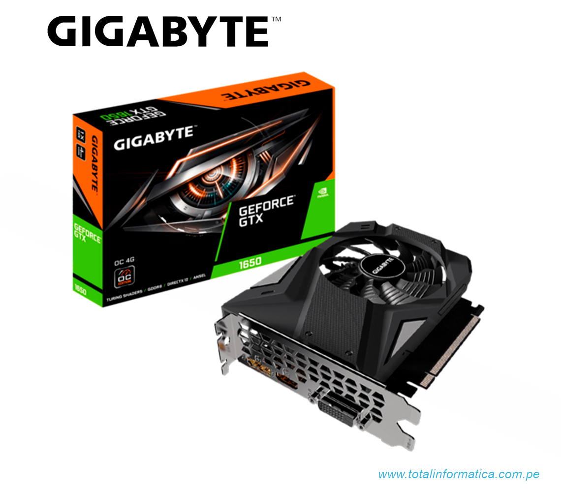 TARJETA GRAFICA GIGABYTE GTX 1650 OC , 4GB GDDR5, PCI-E 3.0(GV-N1656OC-4GD G40) - imagen 4