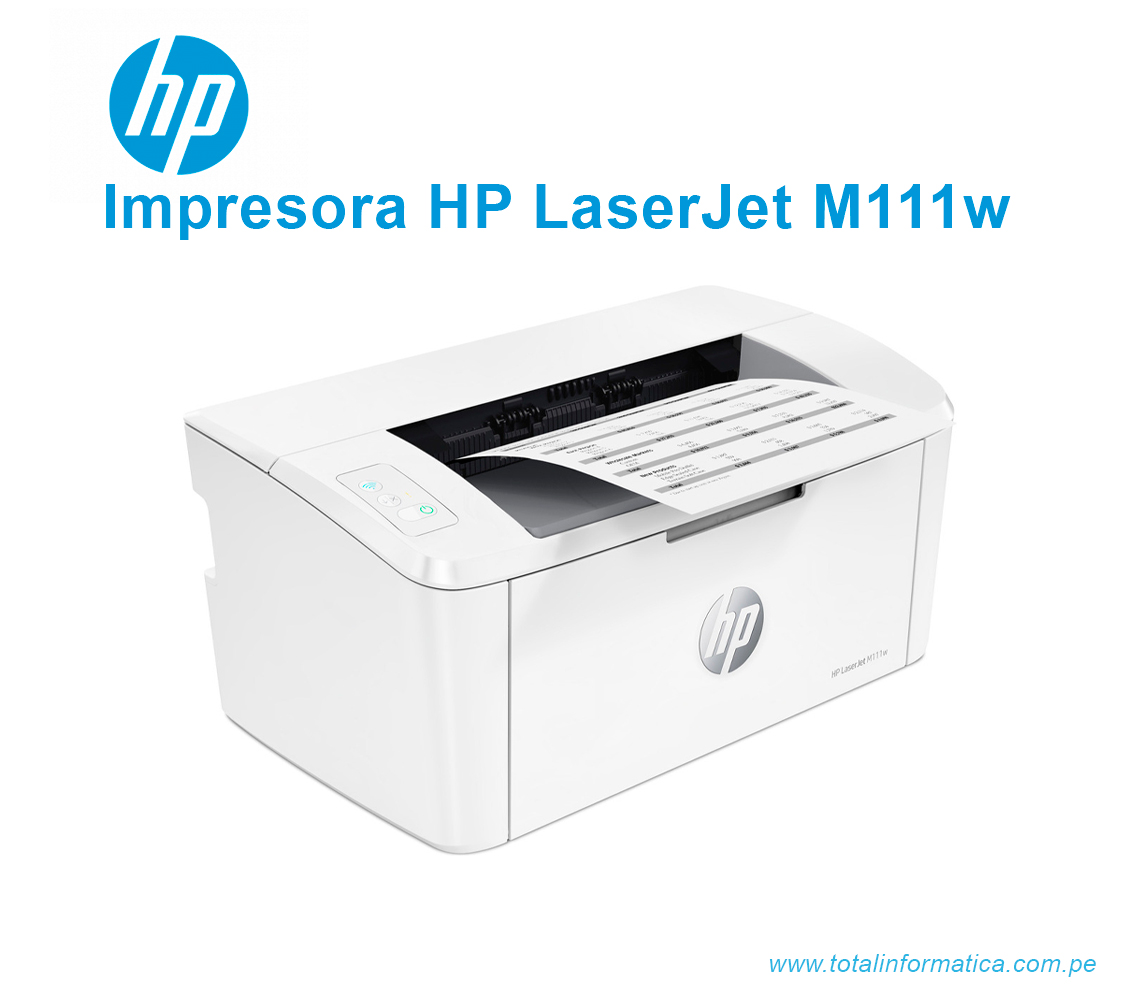 IMPRESORA HP LASERJET M111W 7MD68A MONOCROMATICA / 20PPM