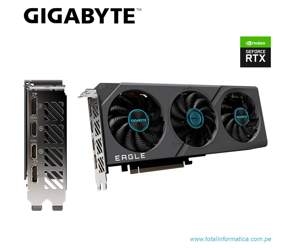 TARJETA GRAFICA GIGABYTE RTX 4060 EAGLE OC, 8GB GDDR6, PCI-E 4.0(GV-N4060EAGLE OC-8GD) - imagen 2