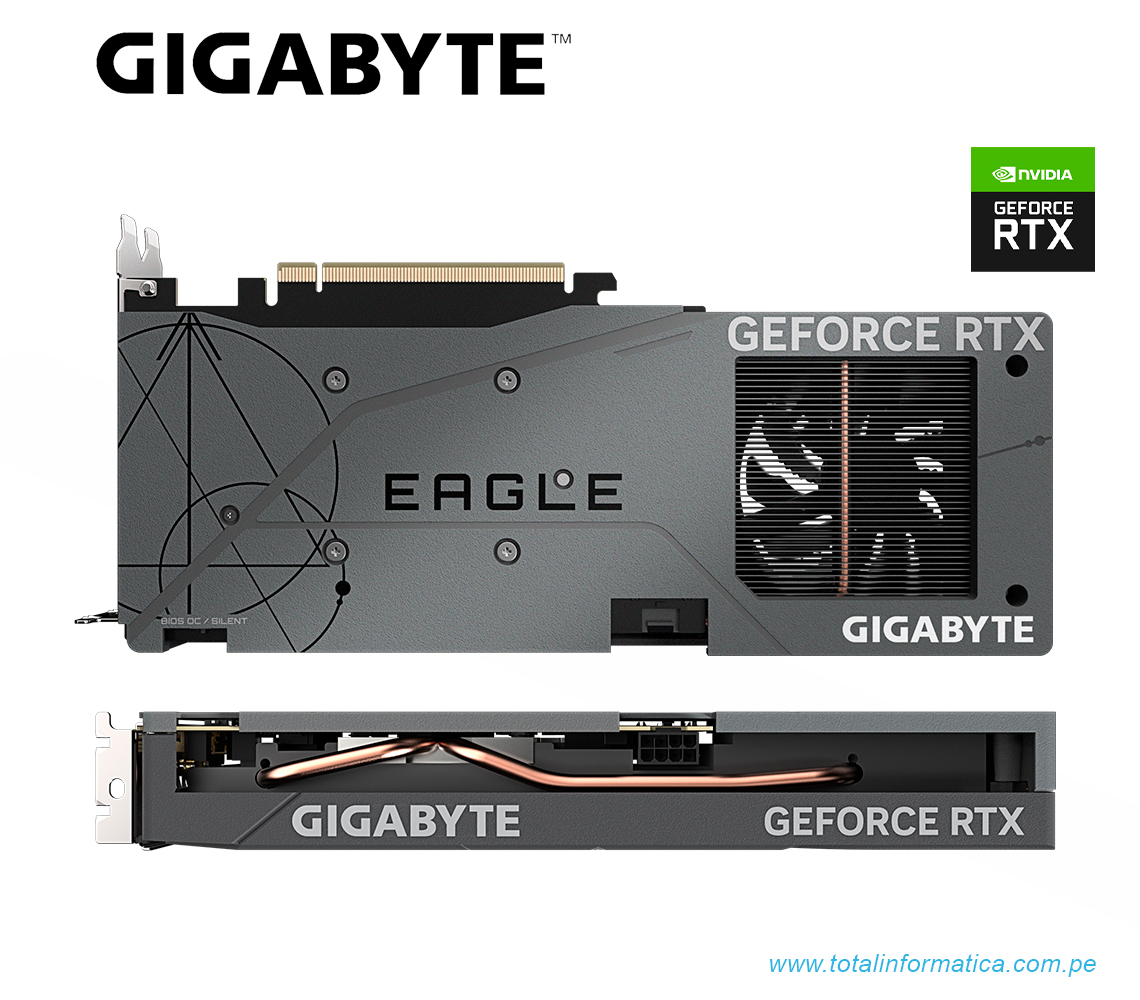 TARJETA GRAFICA GIGABYTE RTX 4060 EAGLE OC, 8GB GDDR6, PCI-E 4.0(GV-N4060EAGLE OC-8GD) - imagen 3