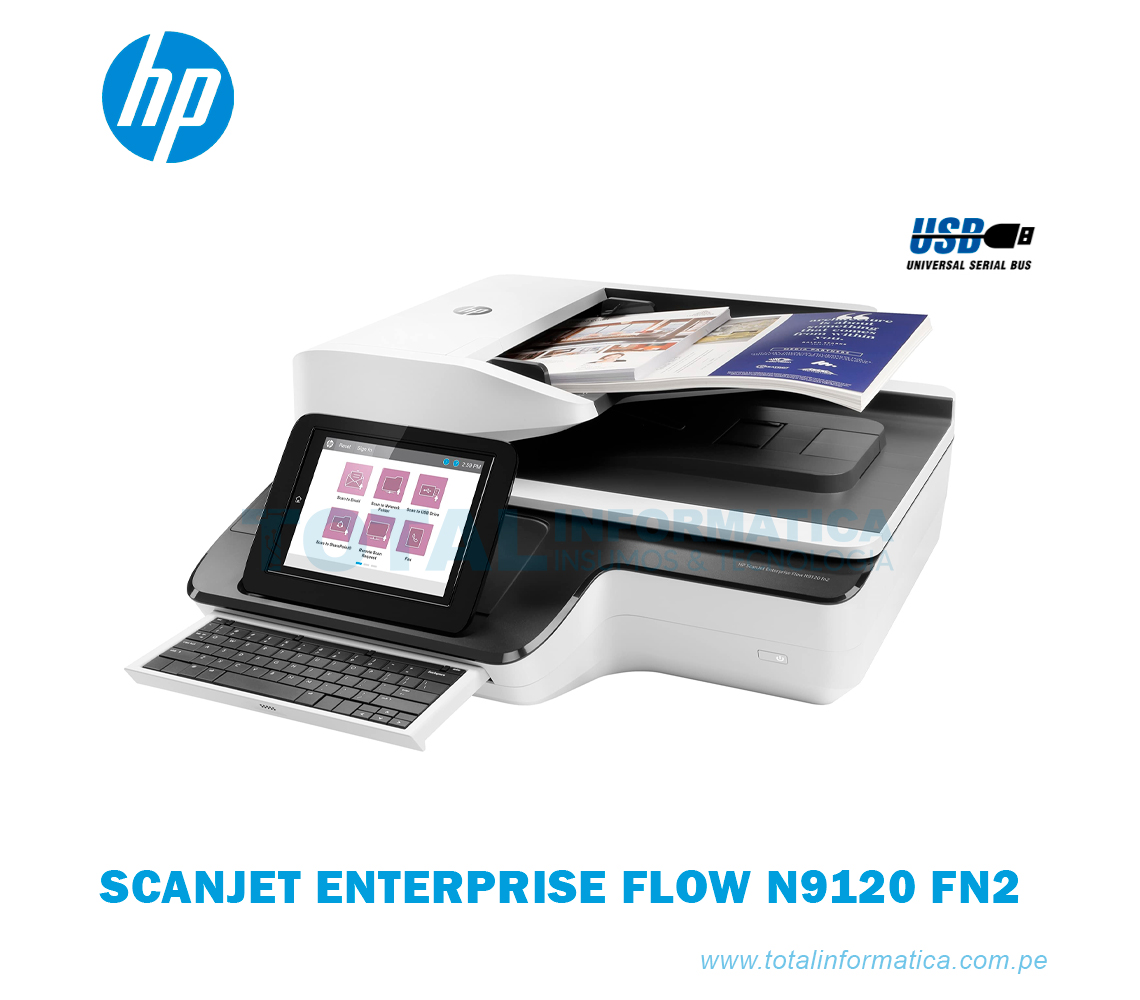 ESCANER HP SCANJET ENTERPRISE FLOW N9120 FN2, L2763A - imagen 2