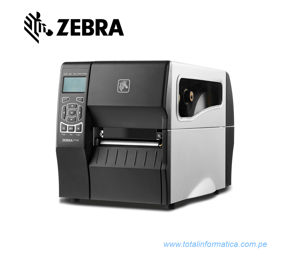 IMPRESORA ZEBRA INDUSTRIAL ZT230 ZT23042T01200FZ, SERIAL,USB Y