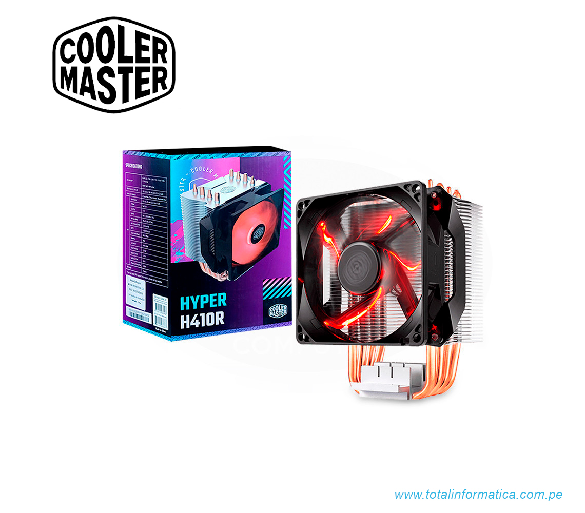 VENTILADOR COOLER MASTER PARA PROCESADOR HYPER H410R - imagen 1