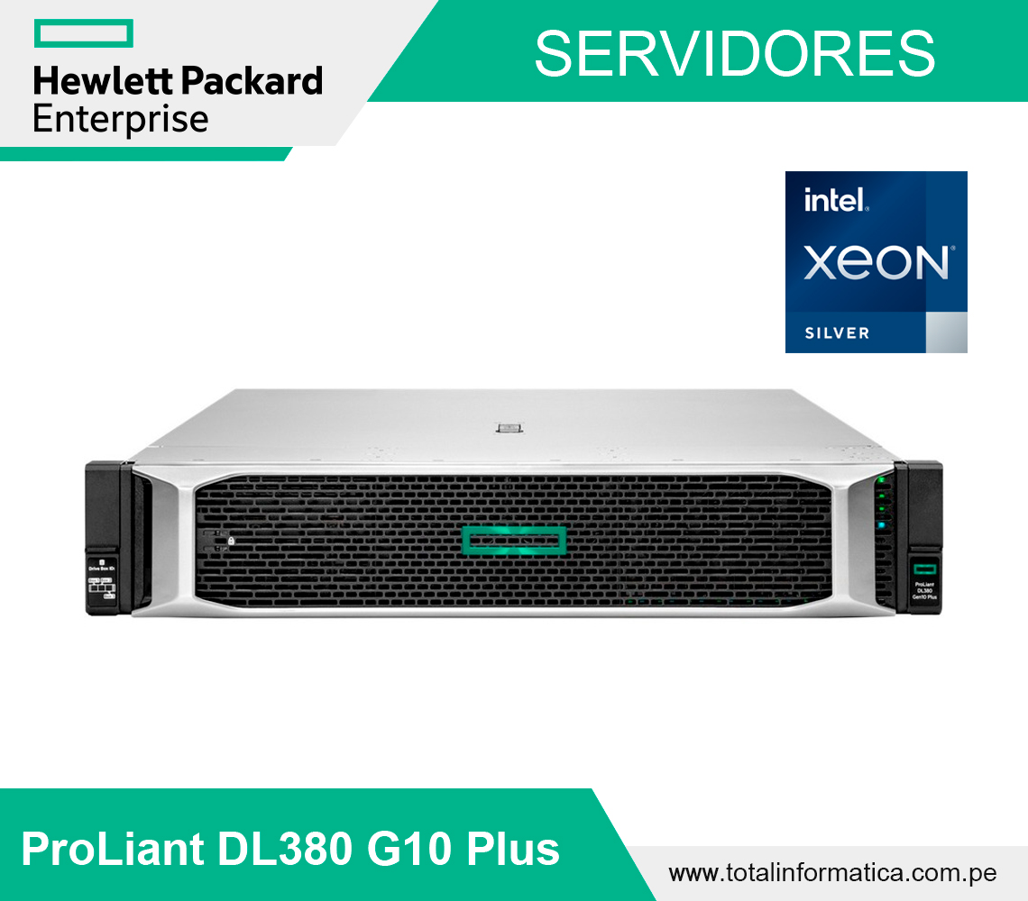 Servidor Hpe Proliant Dl380 G10 Plus Intel Xeon Silver 4310 210ghz