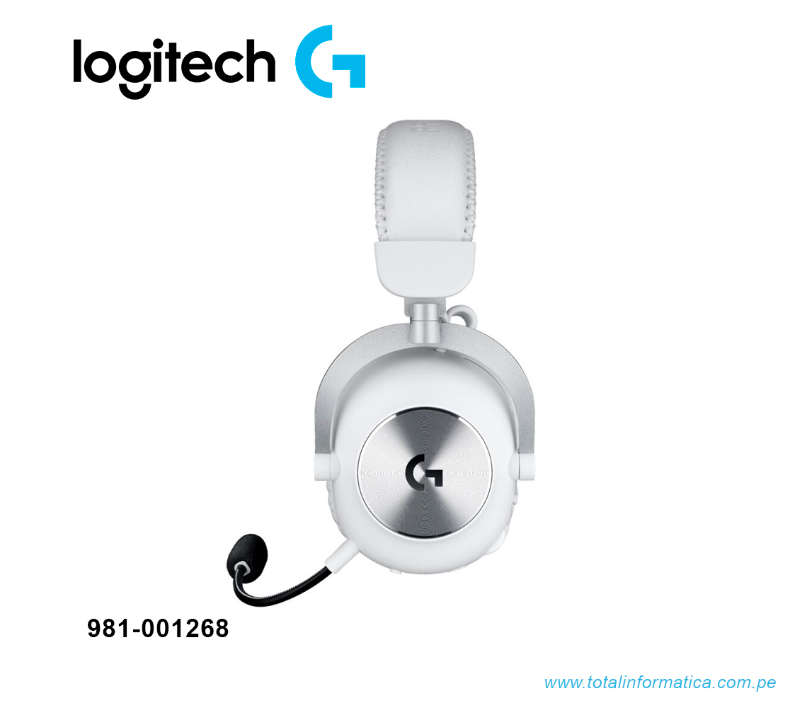 AUDIFONO CON MICROFONO LOGITECH G PRO X2 LIGHTSPEED, INALÁMBRICO, BT, 3.5MM, BLANCO(981-001268) - imagen 3