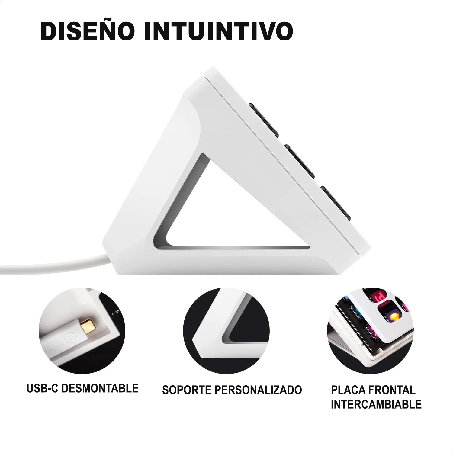 ELGATO STREAM DECK MK.2, 15 TECLAS LCD PERSONALIZABLES, USB 2.0, BLANCO(10GBA9911) - imagen 4