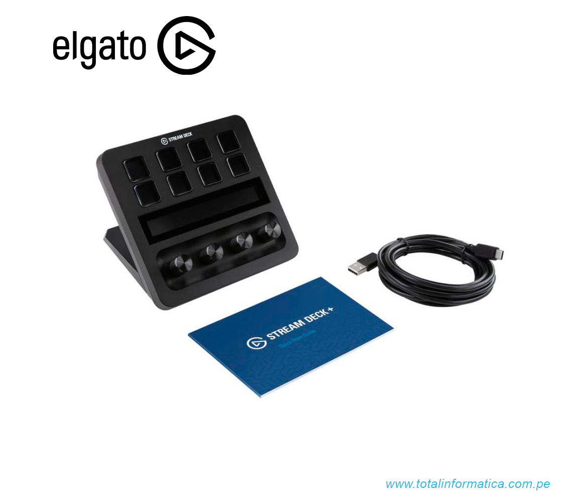 ELGATO STREAM DECK+, 8 TECLAS LCD PERSONALIZABLE, NEGRO(10GBD9901) - imagen 2