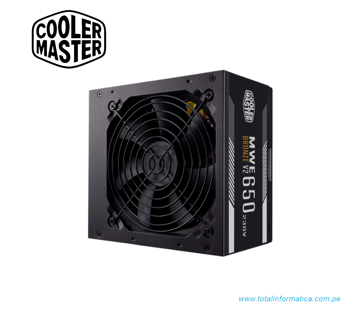 FUENTE COOLER MASTER MWE 80 BRONZE V2 230V 650W: FIABILIDAD Y RENDIMIENTO ENERGÉTICO - imagen 1