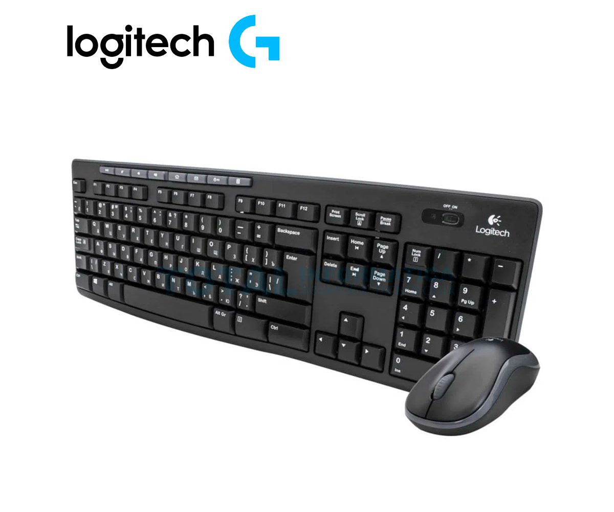 COMBO TECLADO LOGITECH + MOUSE MK270 ( 920-004432 ) INALAMBRICO USB NEGRO - imagen 3