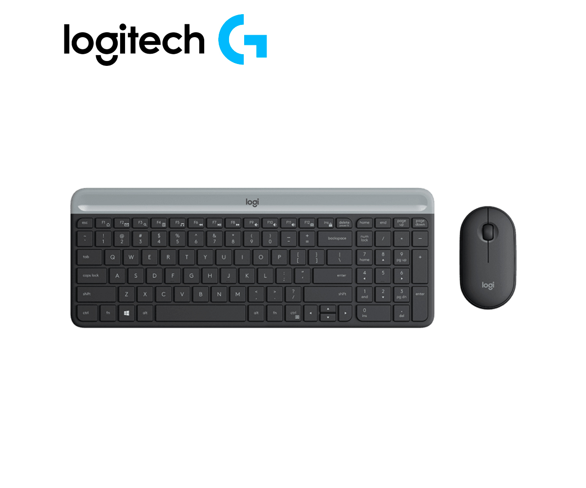 LOGITECH TECLADO + MOUSE MK470 (920-009266) INALAMBRICO, SLIM USB, NEGRO - imagen 1