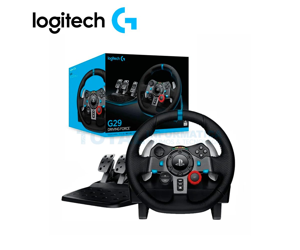 Volante G29 Driving Force Pc,ps3,ps4 Usb 220v Logitech G Color Negro