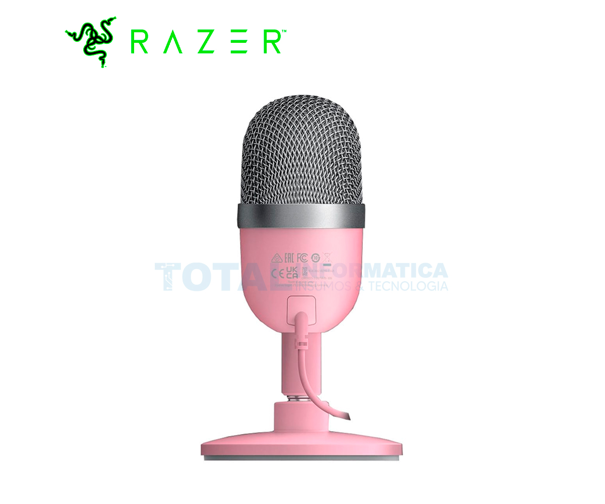 Razer Seiren Mini Micrófono Compacto USB Rosa para Streaming