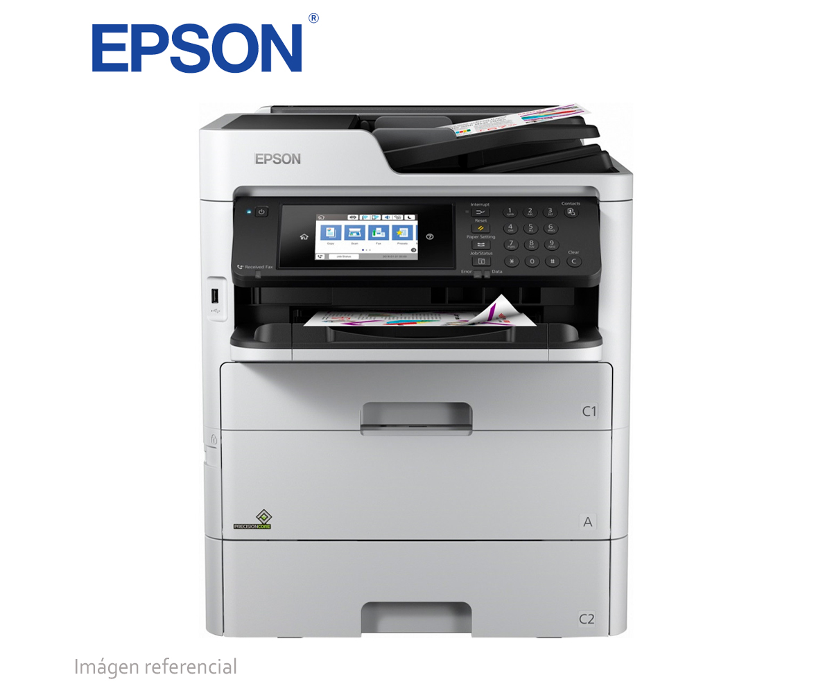 IMPRESORA EPSON WORKFORCE PRO WF-C579R, IMPRIME, ESCANEA, COPIA, FAX, WIFI - imagen 1