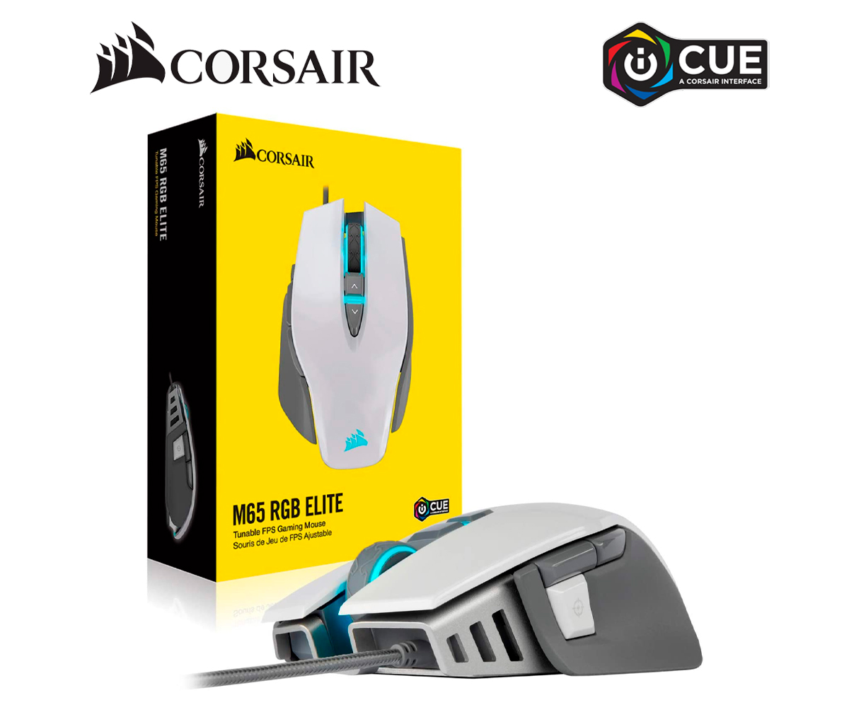 MOUSE GAMER CORSAIR ÓPTICO M65 RGB ELITE CH9309111NA, ALÁMBRICO, USB