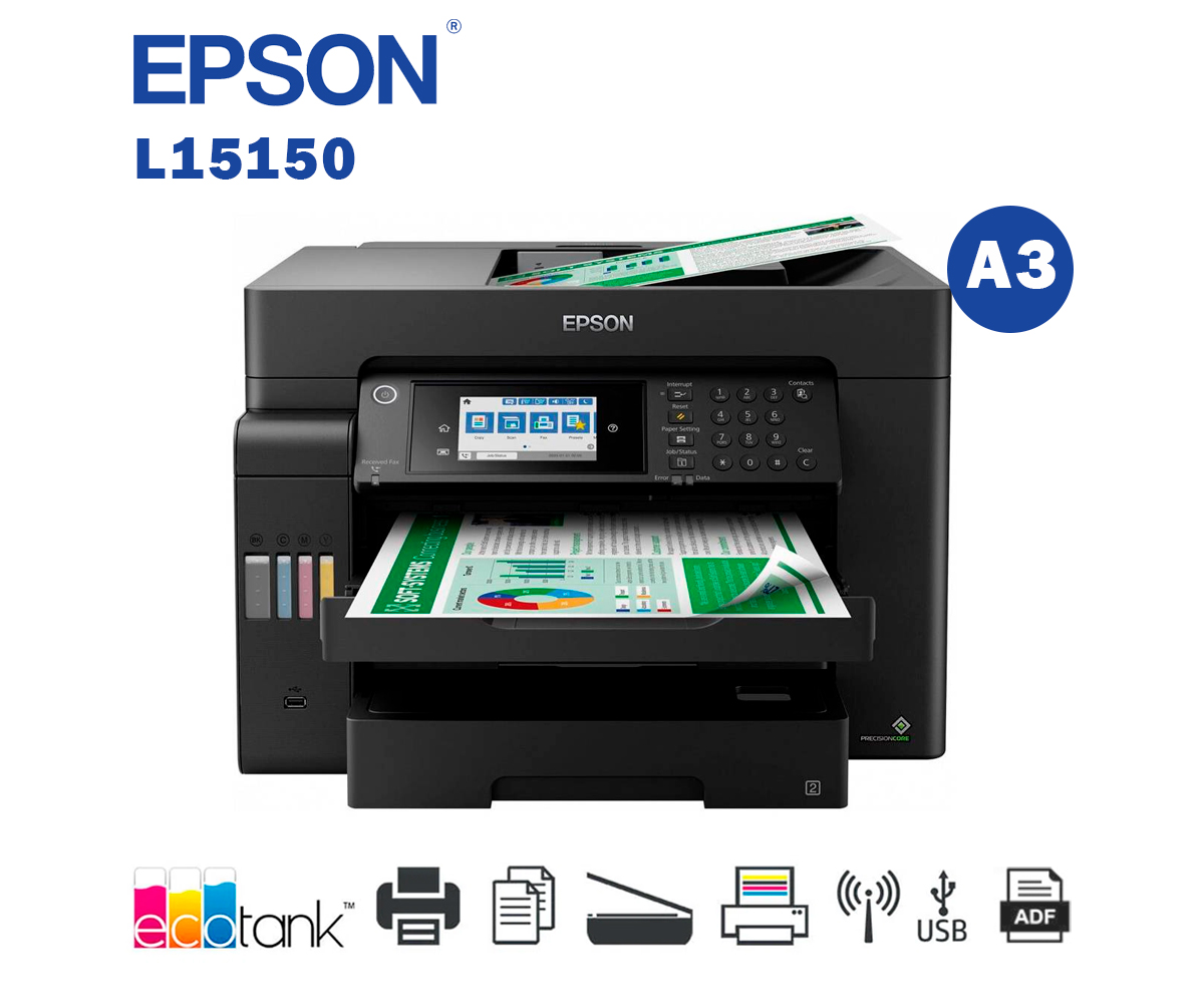 Impresora Epson Multifunción A3 EcoTank L15150 WIFI