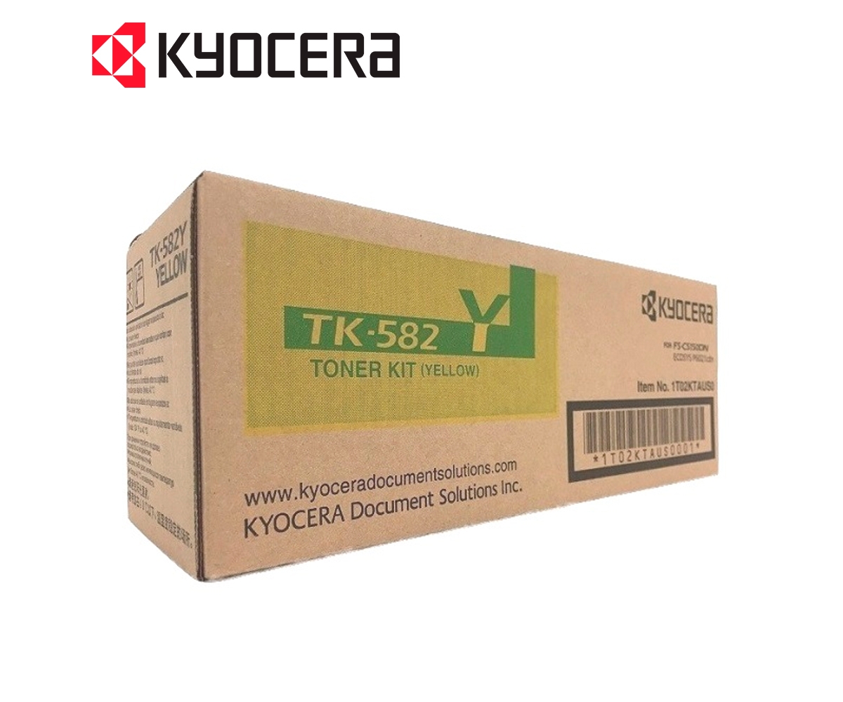 TONER KYOCERA TK-582Y YELLOW, 2800 PÁGINAS