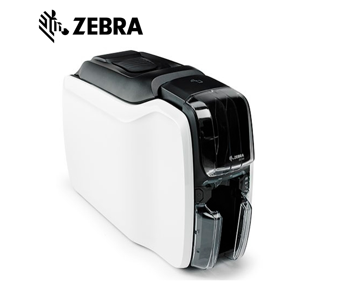 IMPRESORA DE TARJETAS ZEBRA ZC100 ZC11-0000Q00LA00, 300x300DPI, USB 2.0, NEGRO BLANCO - imagen 2