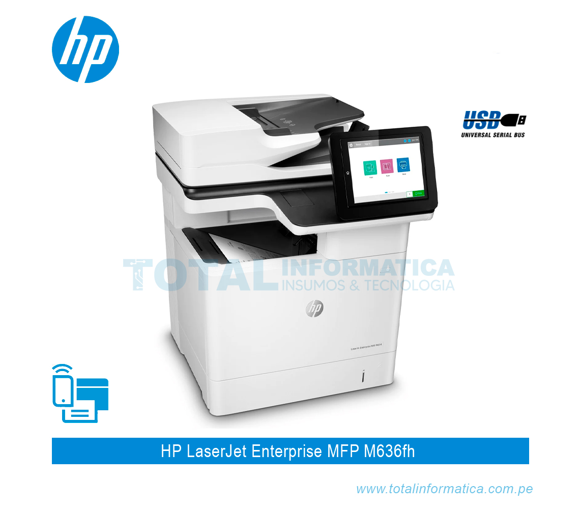 HP LaserJet Enterprise MFP M636fh