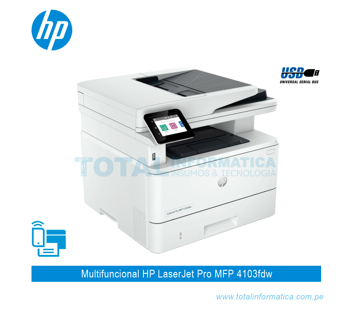 Multifuncional HP LaserJet Pro 4103fdw - ¡Calidad!